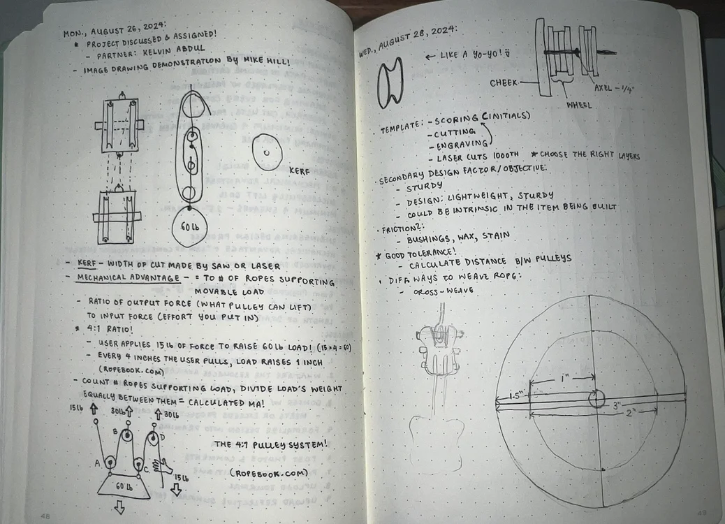 pulley journal 1