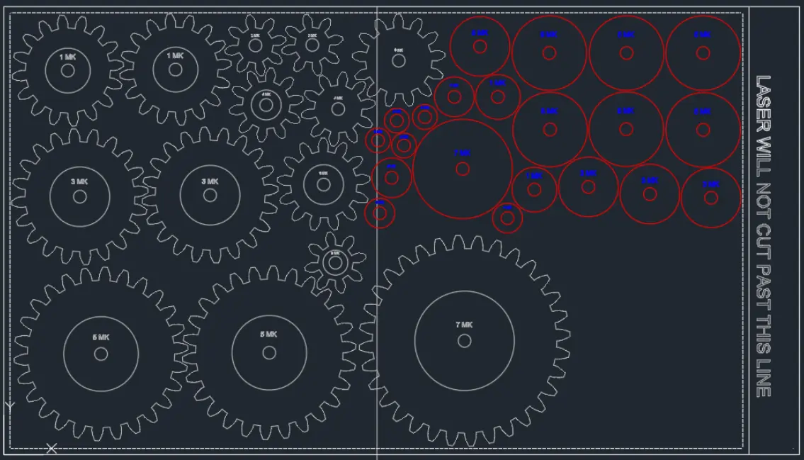 gear AutoCAD