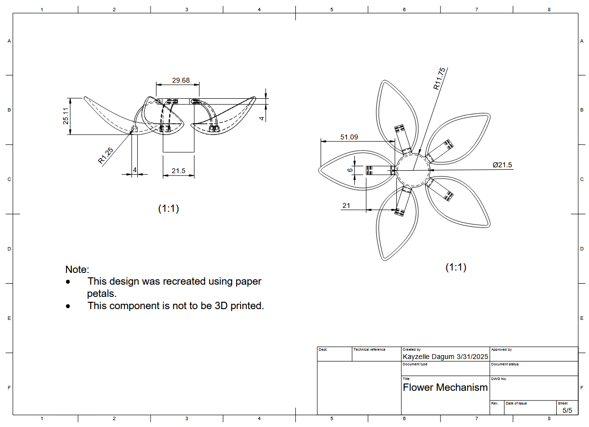 linear actuator drawing