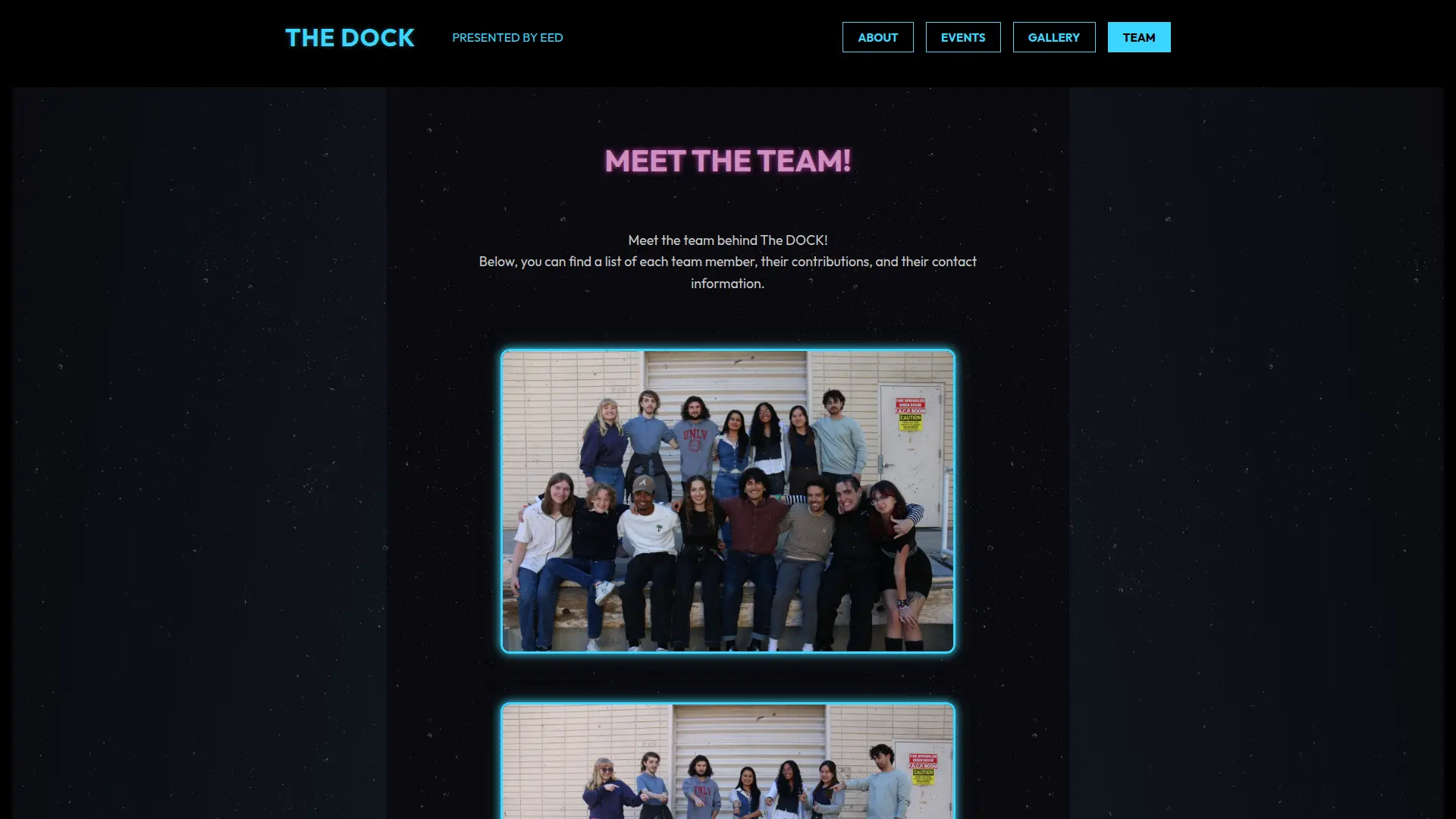 The DOCK Team Page